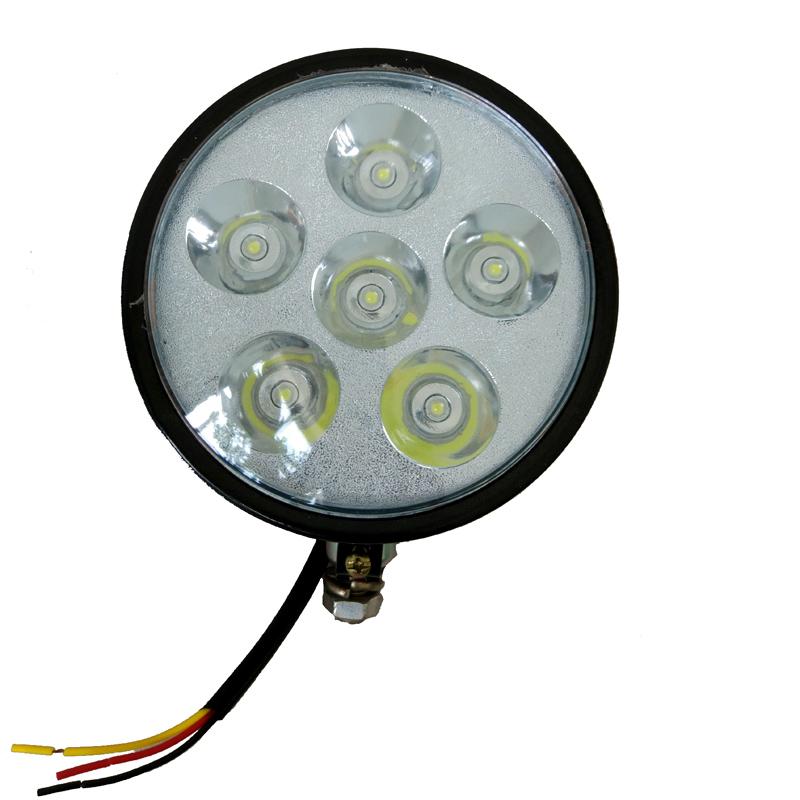 拖拉机/收割机/农用车LED前大灯 圆5寸12V-80V通用改装灯超亮包邮