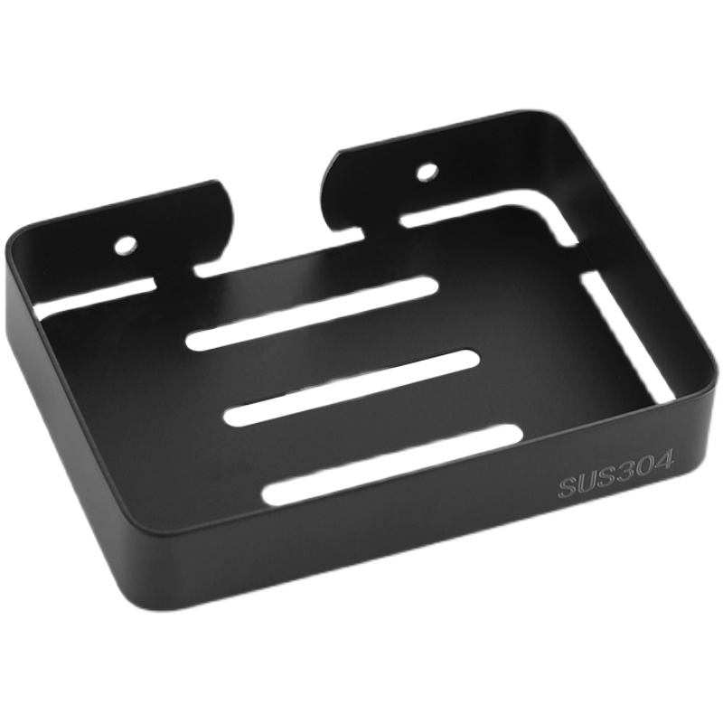 肥皂碟浴室304不锈钢置物架免打孔壁挂式卫生间肥皂盒厕所收纳架