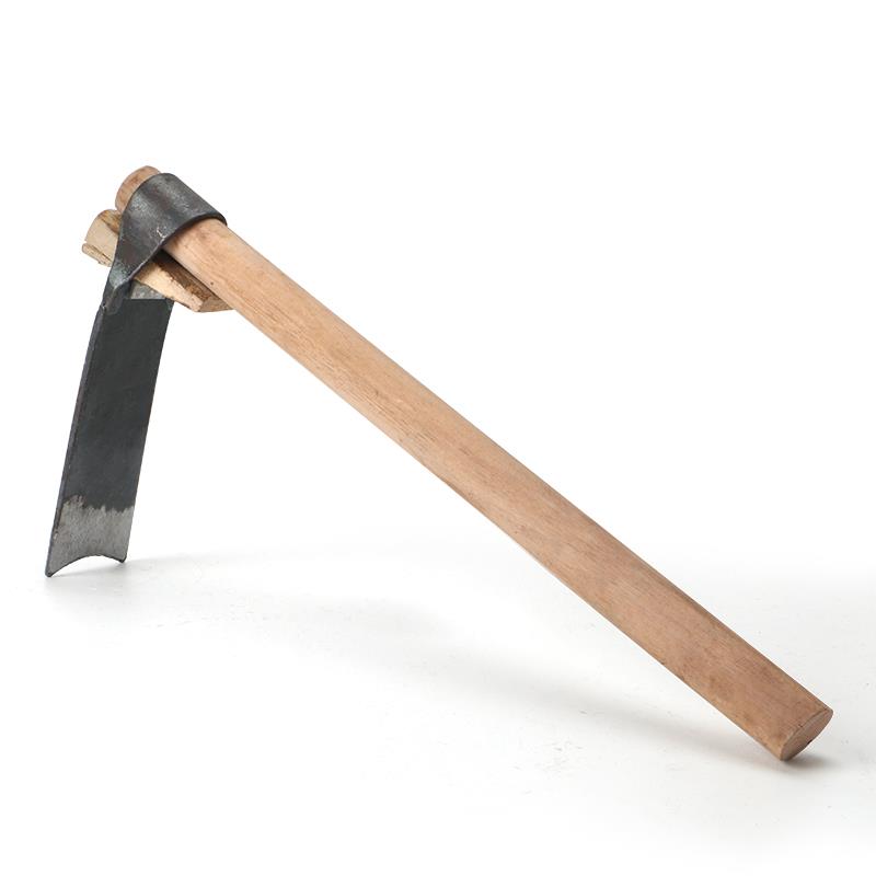 老式小锄头家用种菜小型锰钢小挖锄挖土挖地除草专用农用工具大全