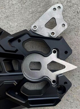 自制挡泥板支架适用于HH豪豪战甲平叉挡泥板支架安装可调挡泥板