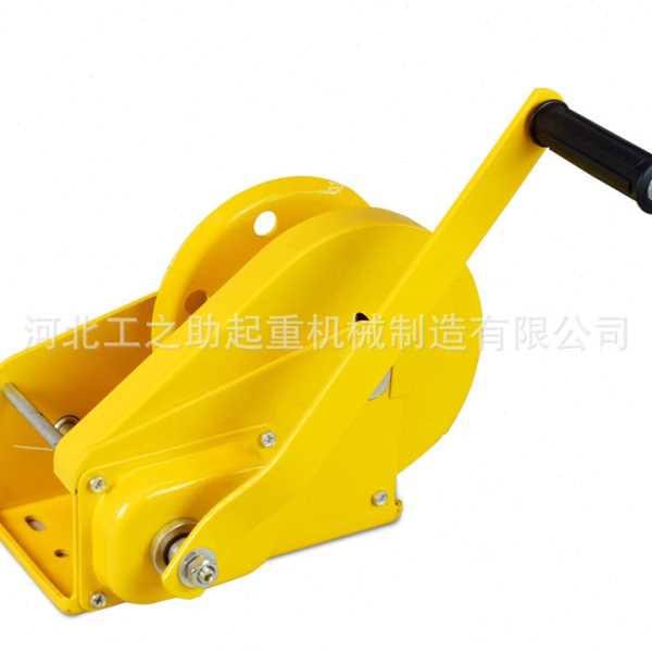 双向自锁手摇绞盘1200磅2600磅自刹式手摇绞车1800磅手动卷扬机