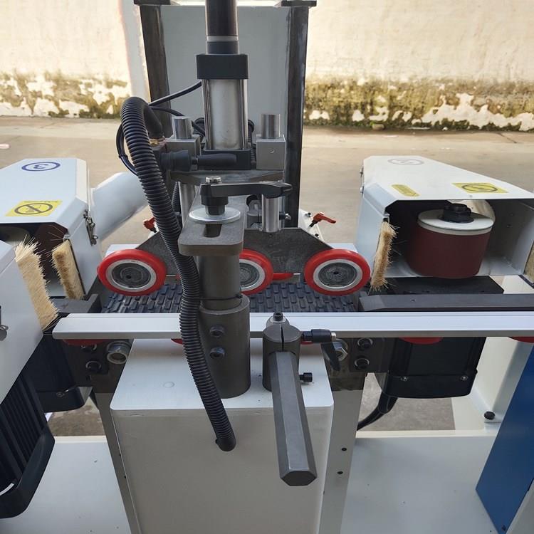 广东线条砂光机门套线倒角砂光机L型线条倒角机挂杆四面砂光机