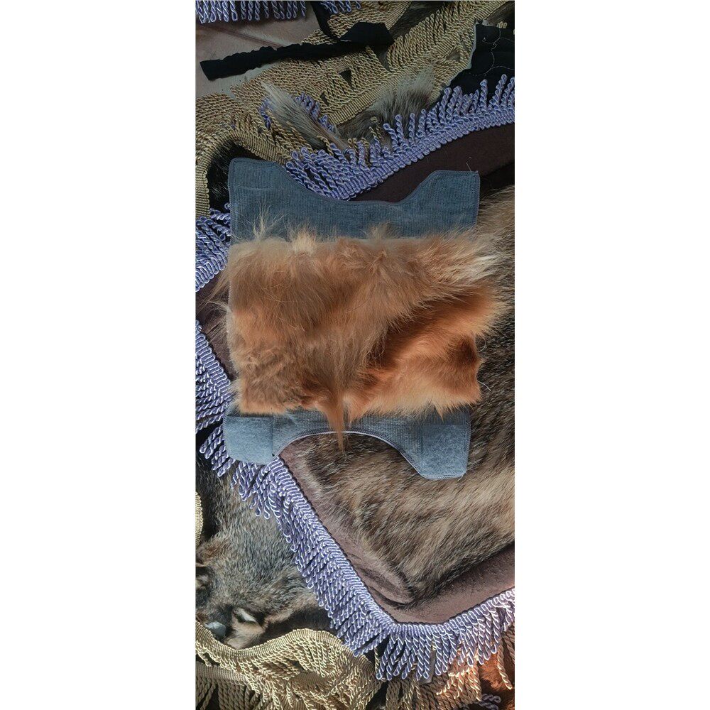 优质真皮毛一体护膝盖，