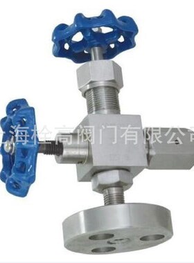 J49H-320P法兰压力表针型阀 锻钢不锈钢压力表针型阀口径DN6-DN25