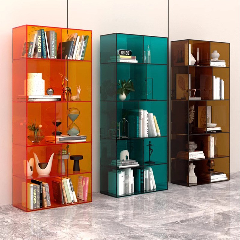 高透明亚克力直播间展示柜 产品展商超柜货架陈列展示架样品展示