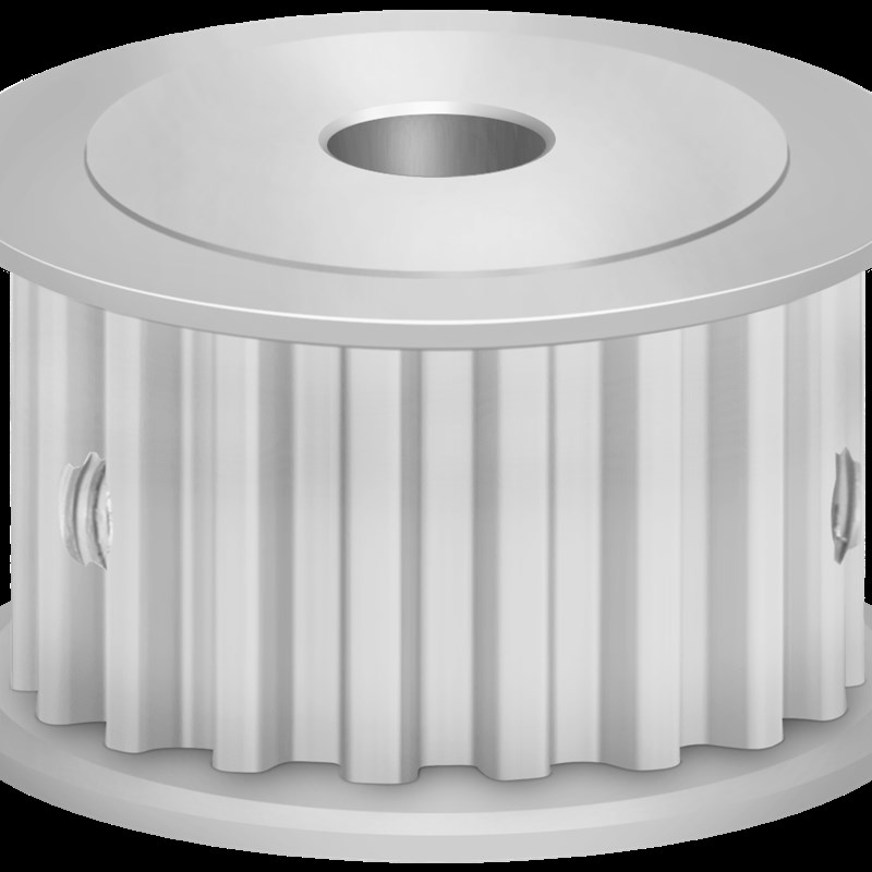 S5M30齿 两面平同步轮 槽宽27 AF型 同步皮带轮齿轮铝30S5M250-A