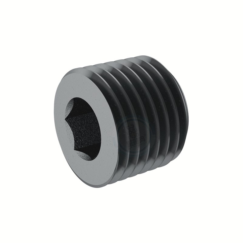 Metric Male 低压碳钢内六角外丝堵头 11M8P353