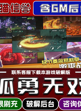 孤勇无双手游破译版内置GM后台无限元宝道具兑换码内部号辅助折扣礼包码脚本小程序内购邀请安卓ios苹 果