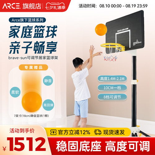 ARCE可升降青少年儿童篮球架