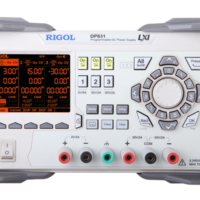 普源DP831可编程直流电源30V/2A , -30V/2A线性三路可调全新包邮