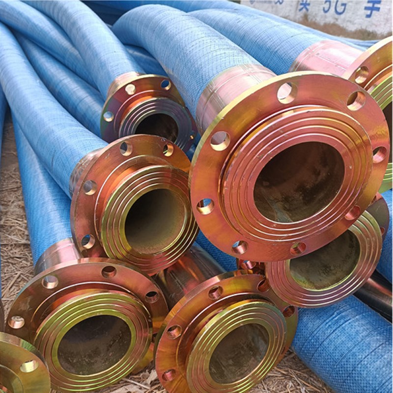 凯升厂家直供钢丝编织高压油管矿用液压管黑胶管破碎锤油管黑布纹