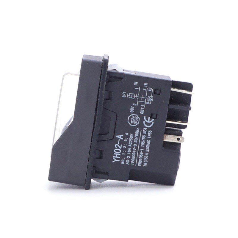 YH02-A电磁开关4脚/5pin电动工具按钮KJD17/KLD28A磁力钻启动开关