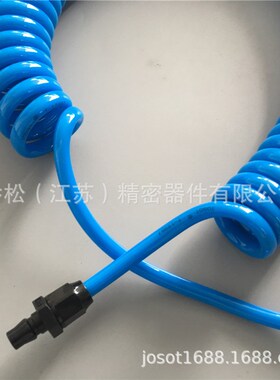 JOSOT高品质PU线圈软管 伸缩管 PU气管 聚氨酯螺旋管 T-1005J