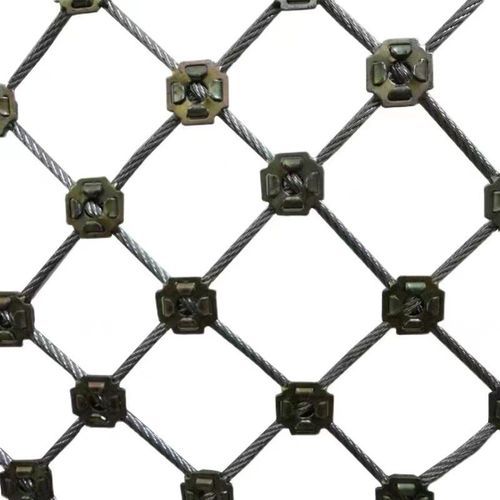 主动边坡防护网厂家山坡防落石柔性绞索网护坡固石网钢丝绳网