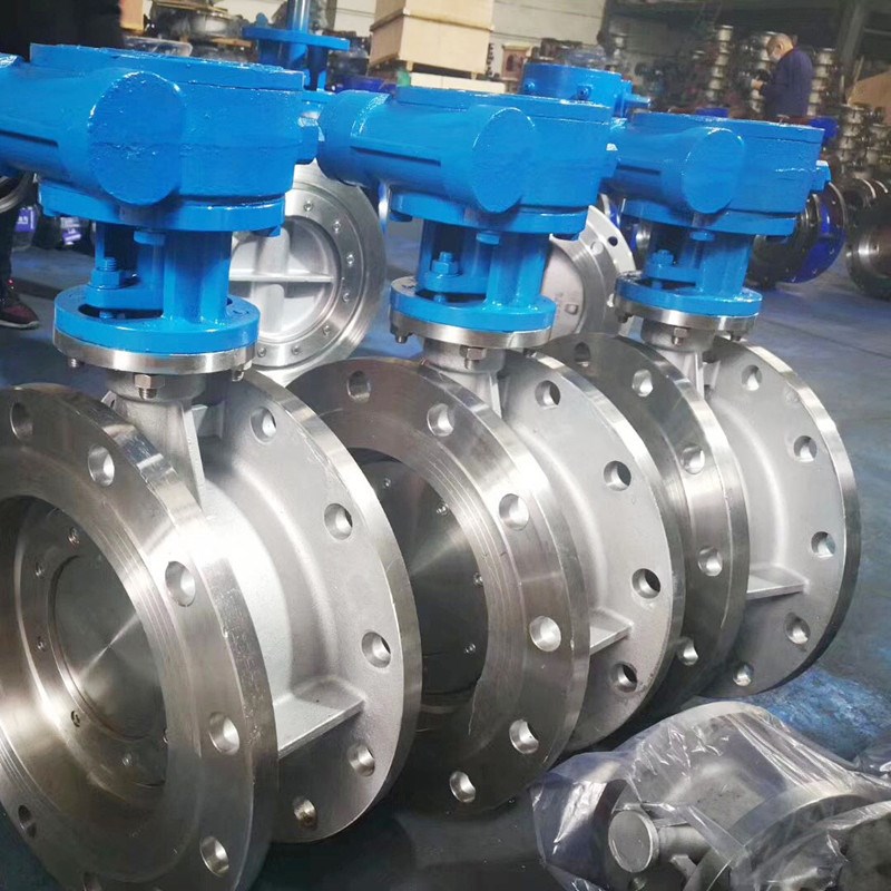 D343H/W-16C/P涡轮法兰蝶阀铸钢/不锈钢法兰涡轮蝶阀质启法兰蝶阀