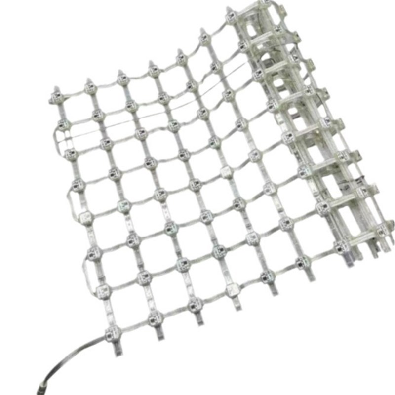 楼宇玻璃外墙全彩广告透明卷帘网格显示广告天幕屏手机电脑控制