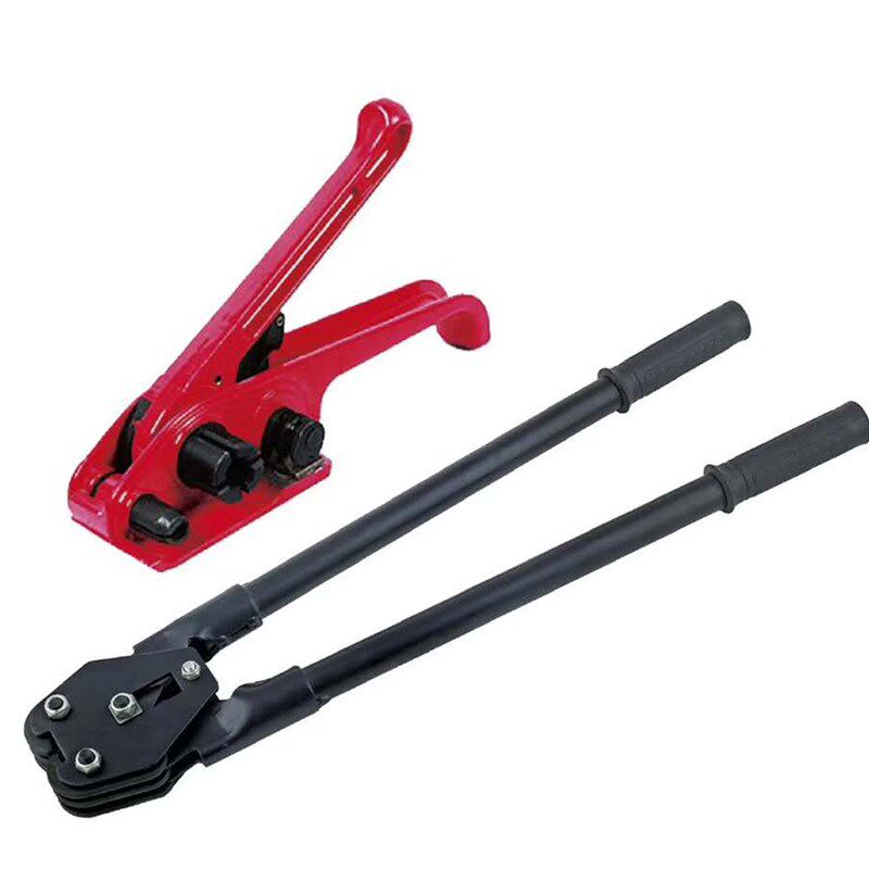 圆管打包钳夹紧器手动打包机打包钳组合 临沂厂家塑钢打包机