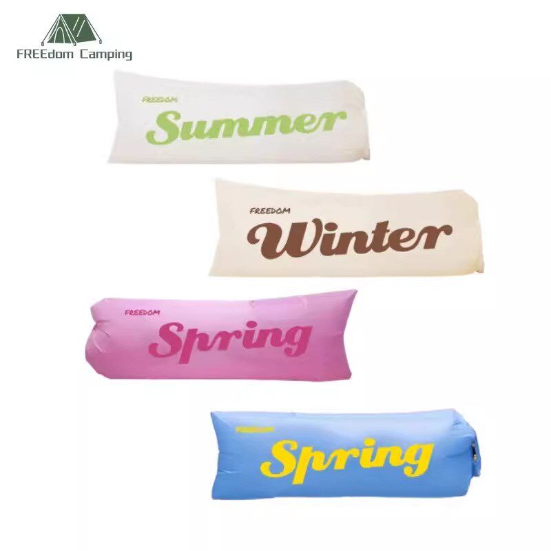 户外懒人充气沙发空气床垫单人躺椅便携式野营午休露营休闲沙滩