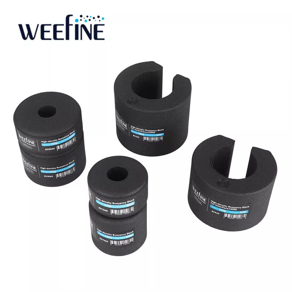 Weefine高密度潜水浮力块水摄摄影中性浮力臂泡沫浮力管潜水灯臂