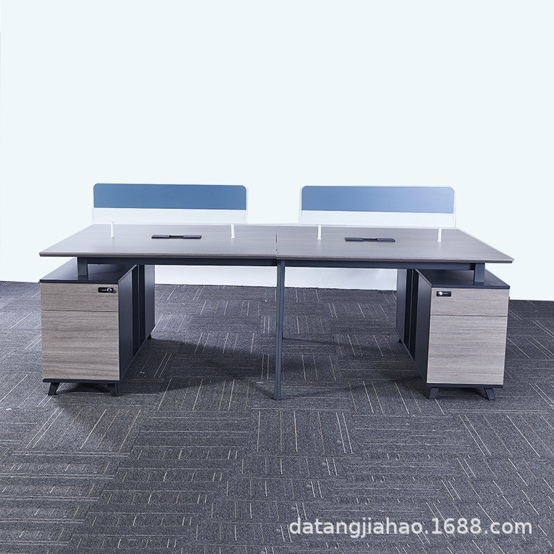 职员办公桌2人位4人位办公桌员工桌电脑桌简约现代屏风位现货