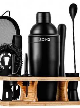 进口SOING304调酒器套装摇酒杯调鸡尾酒调酒工具专业调酒师专用