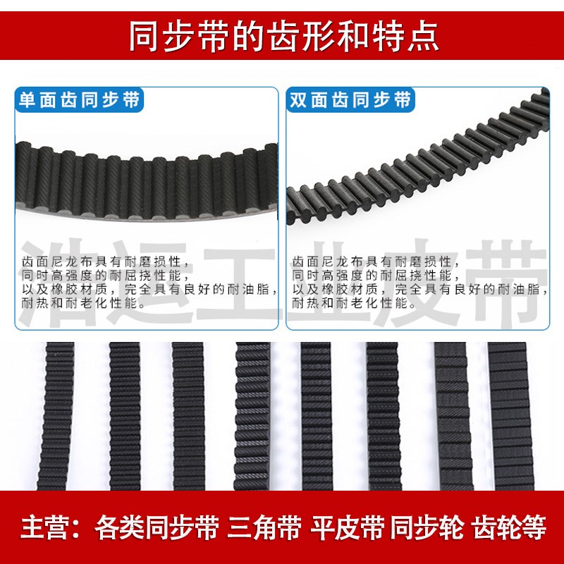 HTD橡胶同步带8M960 968 976 984 992 1000 1008 1016聚氨酯皮带