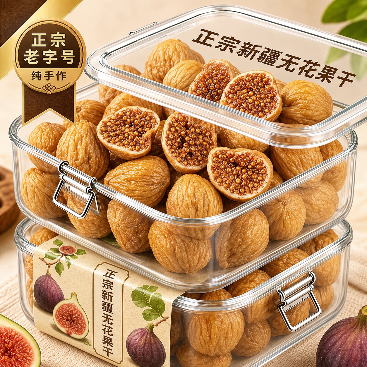 正宗新疆无花果干正品特级大果孕妇煲汤天然泡水零即食250g纯正