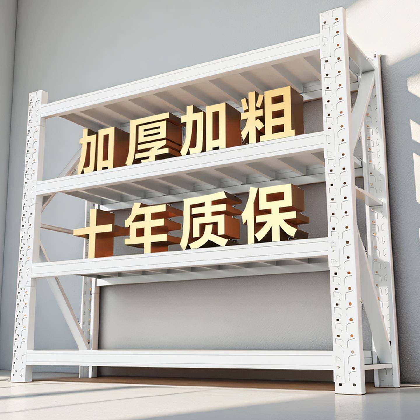 仓储货架多层置物架超强承重仓库重型货物架快递储物架家用铁架子