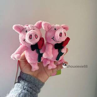 现货 英国代 M&S玛莎猪周边percy pig佩西猪挂件毛绒玩偶吊饰