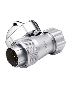 威浦WS24 2芯3芯4芯10芯12芯19芯TP+ZG插头插座金属软管接头磊福