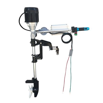 12v24v推进器电动船外机船用无刷电机马达舷外机渔船轻型挂桨机