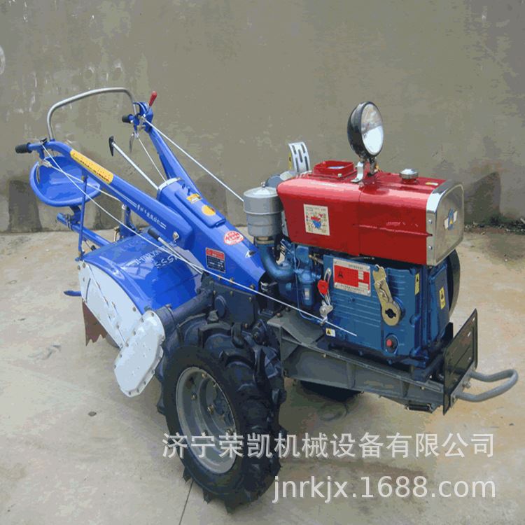 常州柴油25马力手扶拖拉机 翻土耙地旋耕机 水冷T柴油电启动拖拉