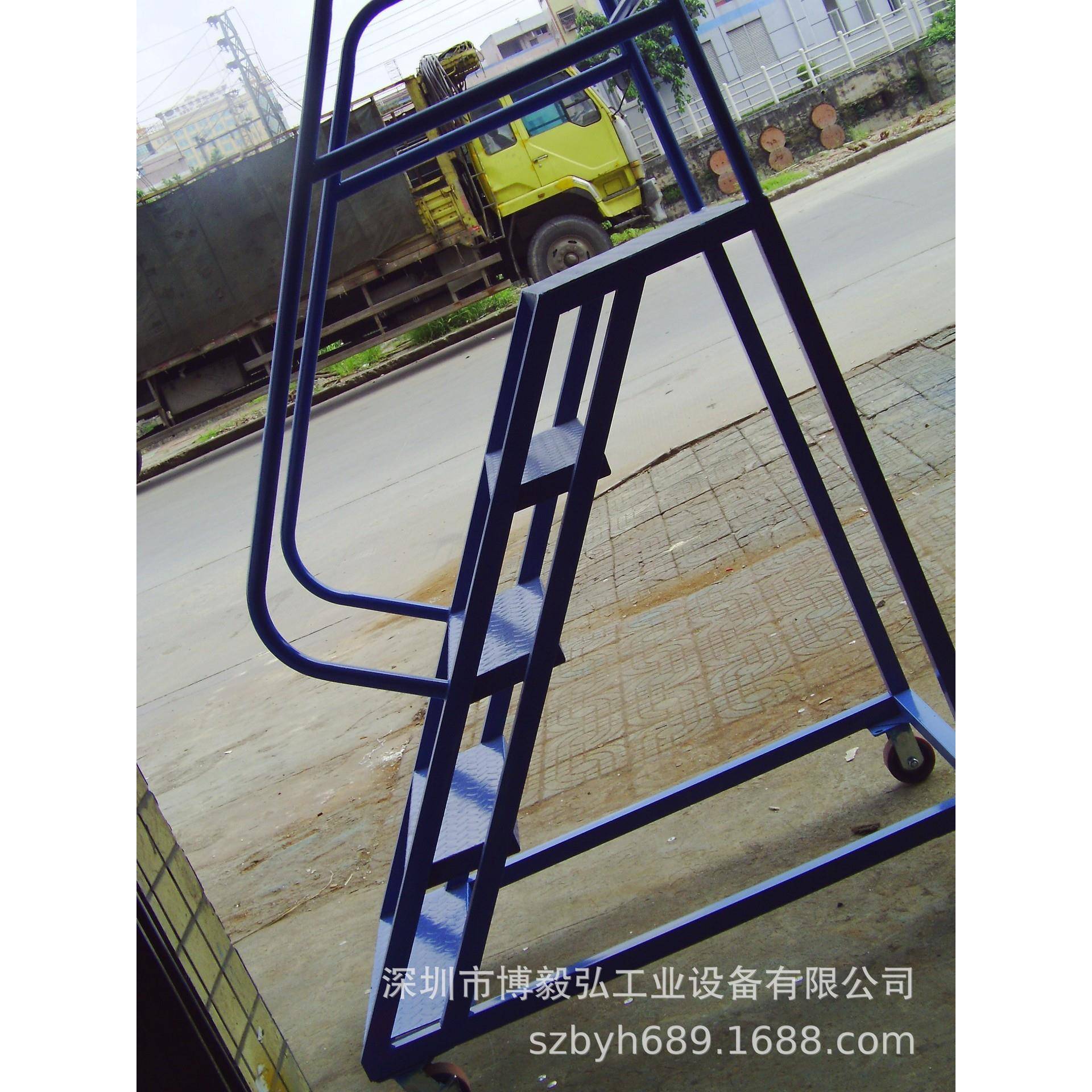 移动式登高云梯仓库货架登高平台梯注塑机加料梯长期现货