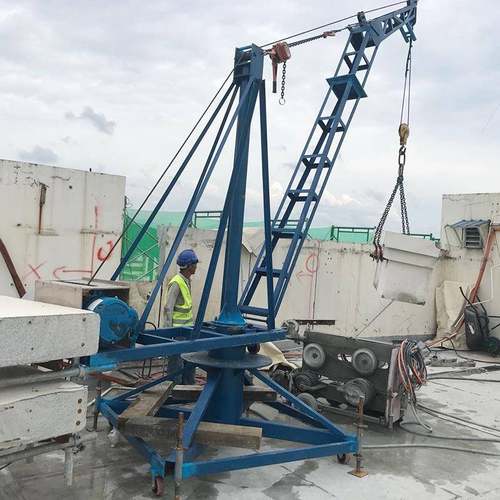 车间吊台鱼塘吊鱼机装车卸货起重机鱼塘起鱼吊机高楼吊装