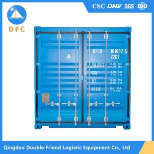 20尺蓝色标准箱供应全国出口企业集装箱全新20英尺高箱海运箱