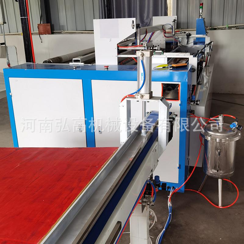 热销家用卷纸生产加工设备全自动卫生纸复卷机自动压花喷胶功能