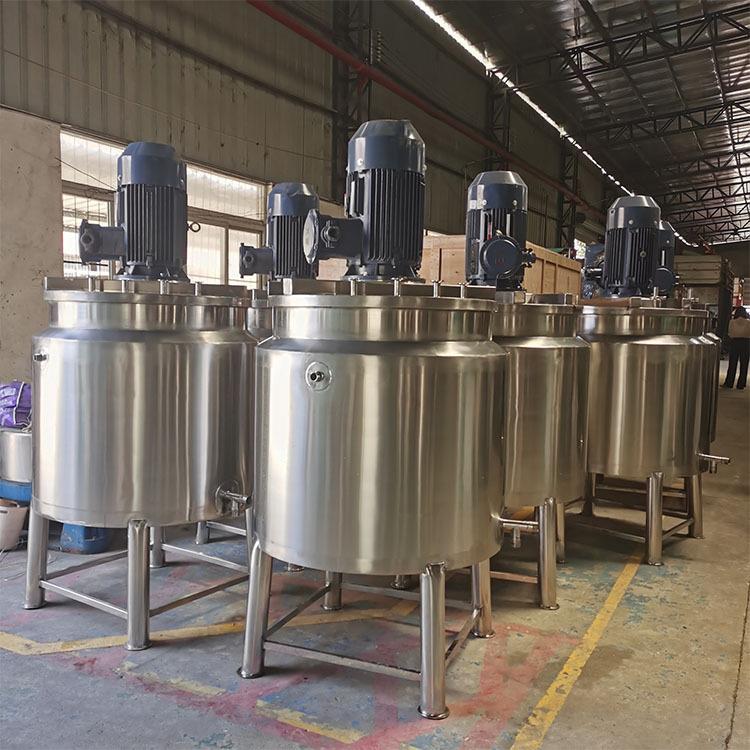 东莞厂家直售香精香料镜面搅拌机电加热双层甘油搅拌罐烟油高速分