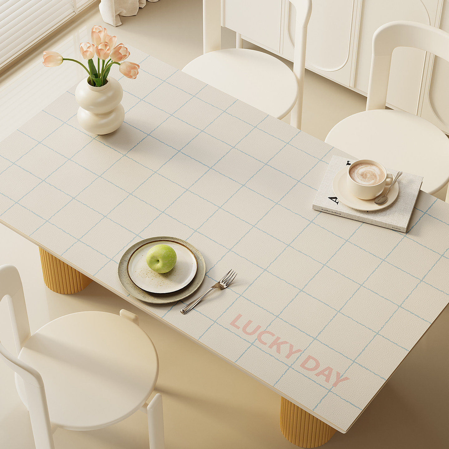 桌布PVC防烫隔热家用餐桌垫防水防油免洗可擦茶几耐脏书桌保护垫