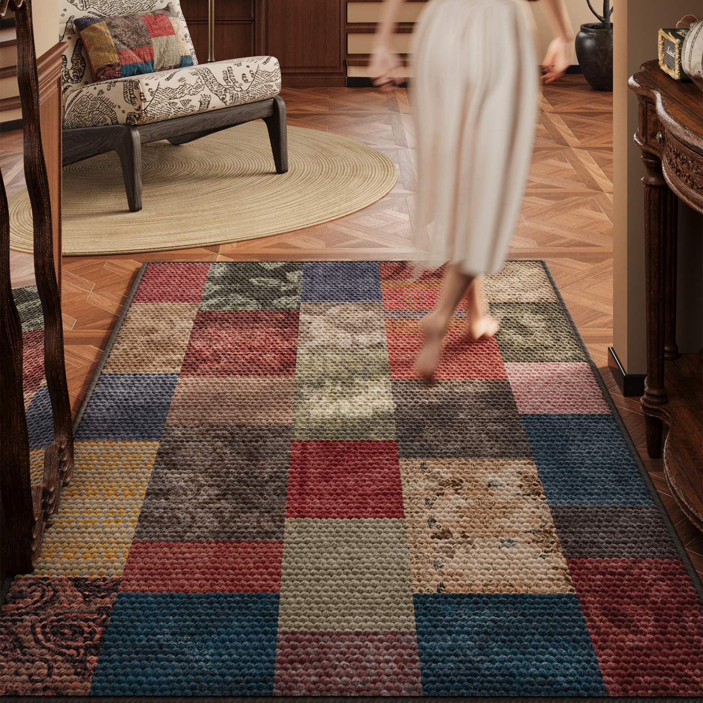 入户门玄关进门脚垫除尘防滑地垫