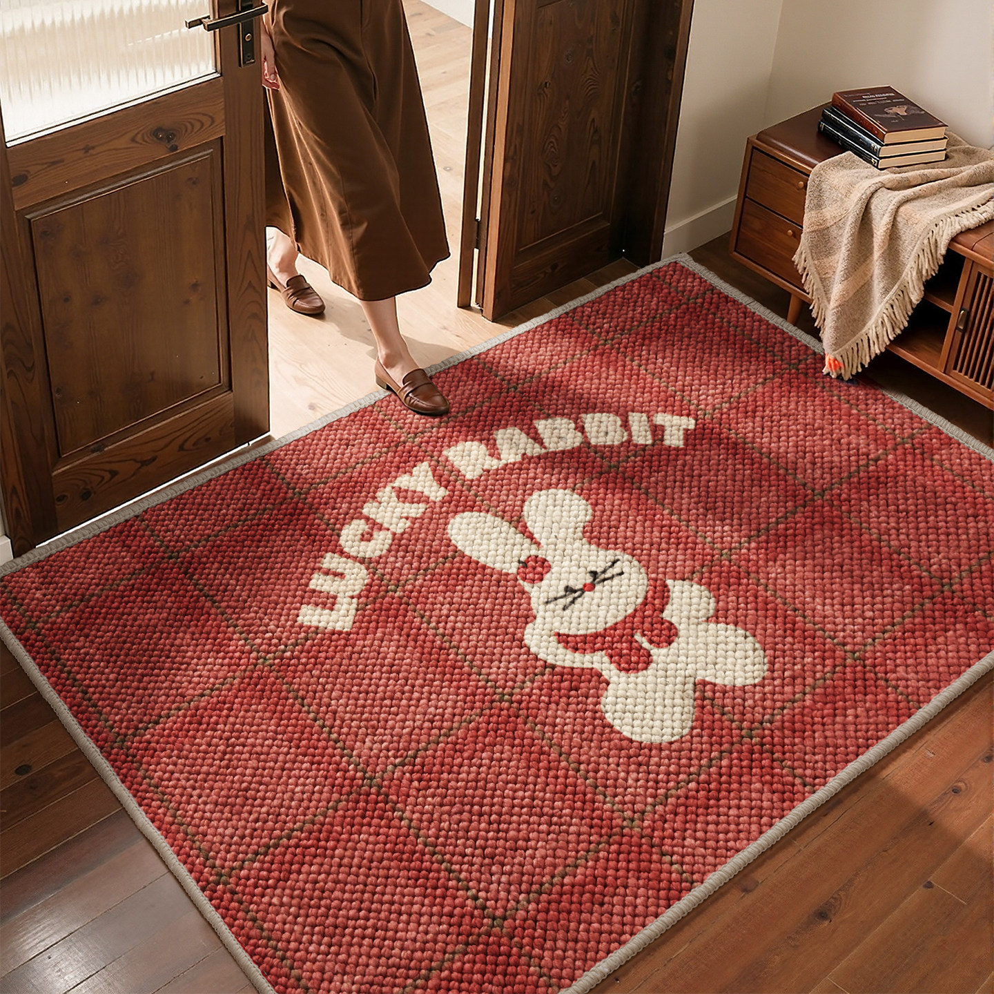 高级感大颗粒入户门地垫新款玄关大门脚垫新款防滑耐磨可定制地毯,居家布艺,入户地垫,淘宝优惠券,粉丝福利购,淘宝优惠卷