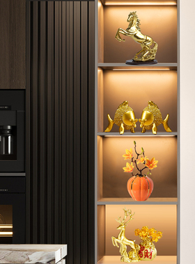 轻奢高档客厅摆件家居装饰品电视酒柜高端大气P上档次乔迁新居礼