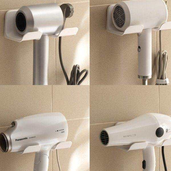 吹风机置物架卫生间免打孔厕所浴室挂架风筒壁挂式支架简约白色,家庭/个人清洁工具,吹风机置物架,淘宝优惠券,粉丝福利购,淘宝优惠卷