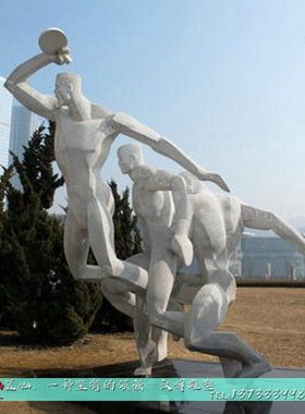 户外广场不锈钢人物雕塑大型抽象运动人像园林景观雕塑定制厂家