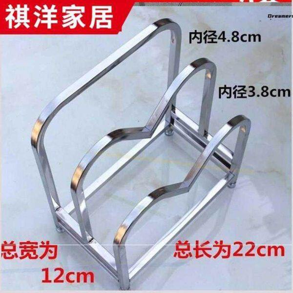 厨房放面板架子锅盖架台面单个粘板架落地砧板架家用多用坚固厂家