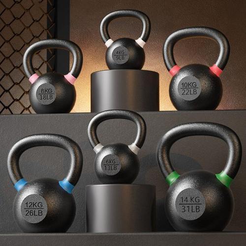 壶铃女士健身家用男士专业竞技硬式实心铸铁高端提壶哑铃练臀20kg