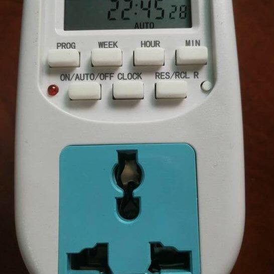 英式定时插座开关定时器提醒器自动通电断电循环定时器