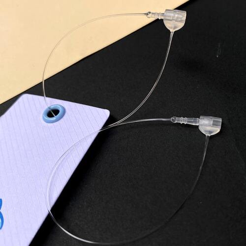 大扁头高端胶绳 子母扣绳日式优衣酷款吊绳 塑料挂牌绳高档服饰绳