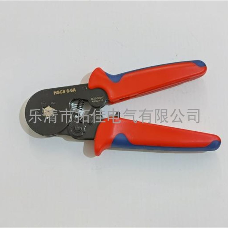 管型冷压压线钳端子钳多功能压接钳夹线钳电工工具手动46边型小型