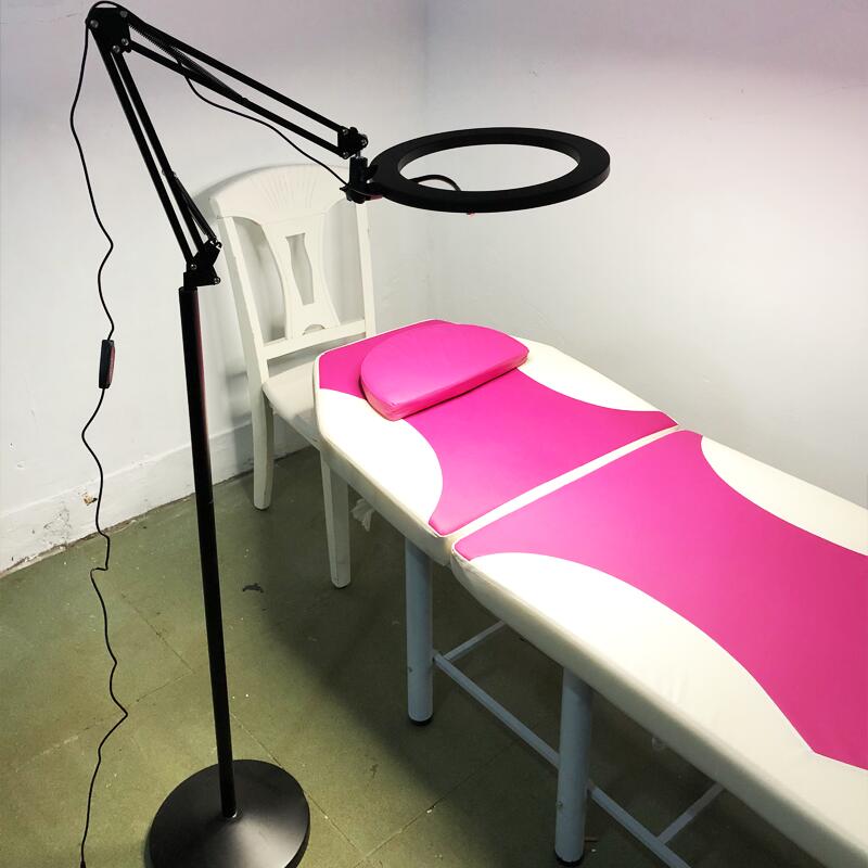 LED美容院冷光灯美容灯纹绣灯美甲纹眉美睫毛无影灯便携折叠台灯