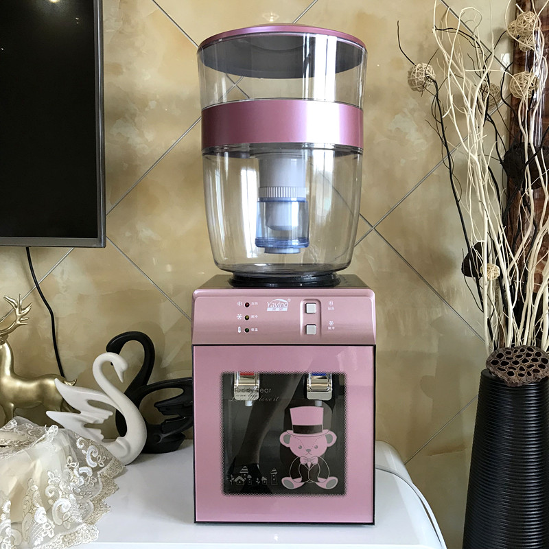 台式饮水机制冷制热冰温热家用配净水桶自来水过滤桶净水器可直饮